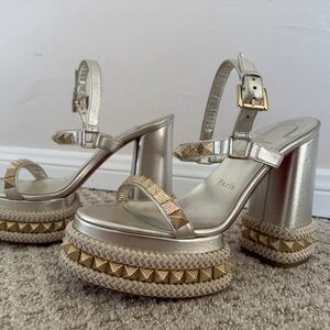 Christian Louboutin Superaclou Leather Sandals